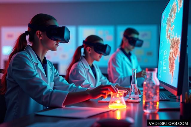 The Integration of VR Desktops in Education and Training