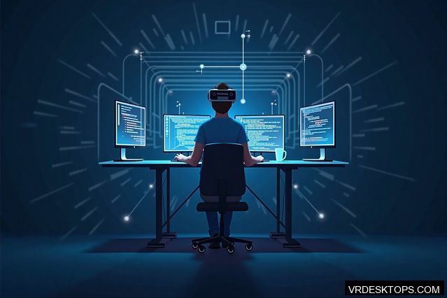 Security and Privacy Considerations in VR Desktop Usage
